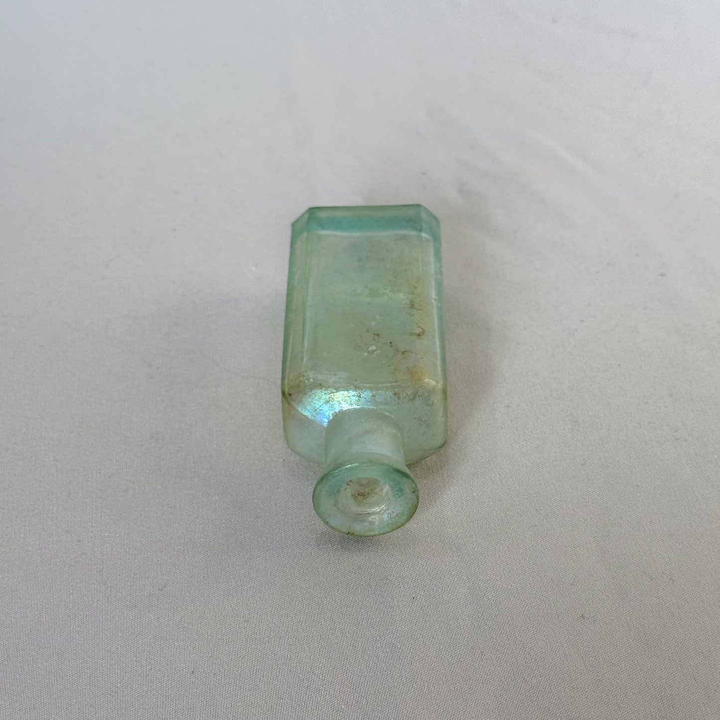 Antique Iridescent C. Damshinsky Liquid Hair Dye Bottle, New York